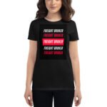 womens fashion fit t shirt black front 605a209ea7b1b