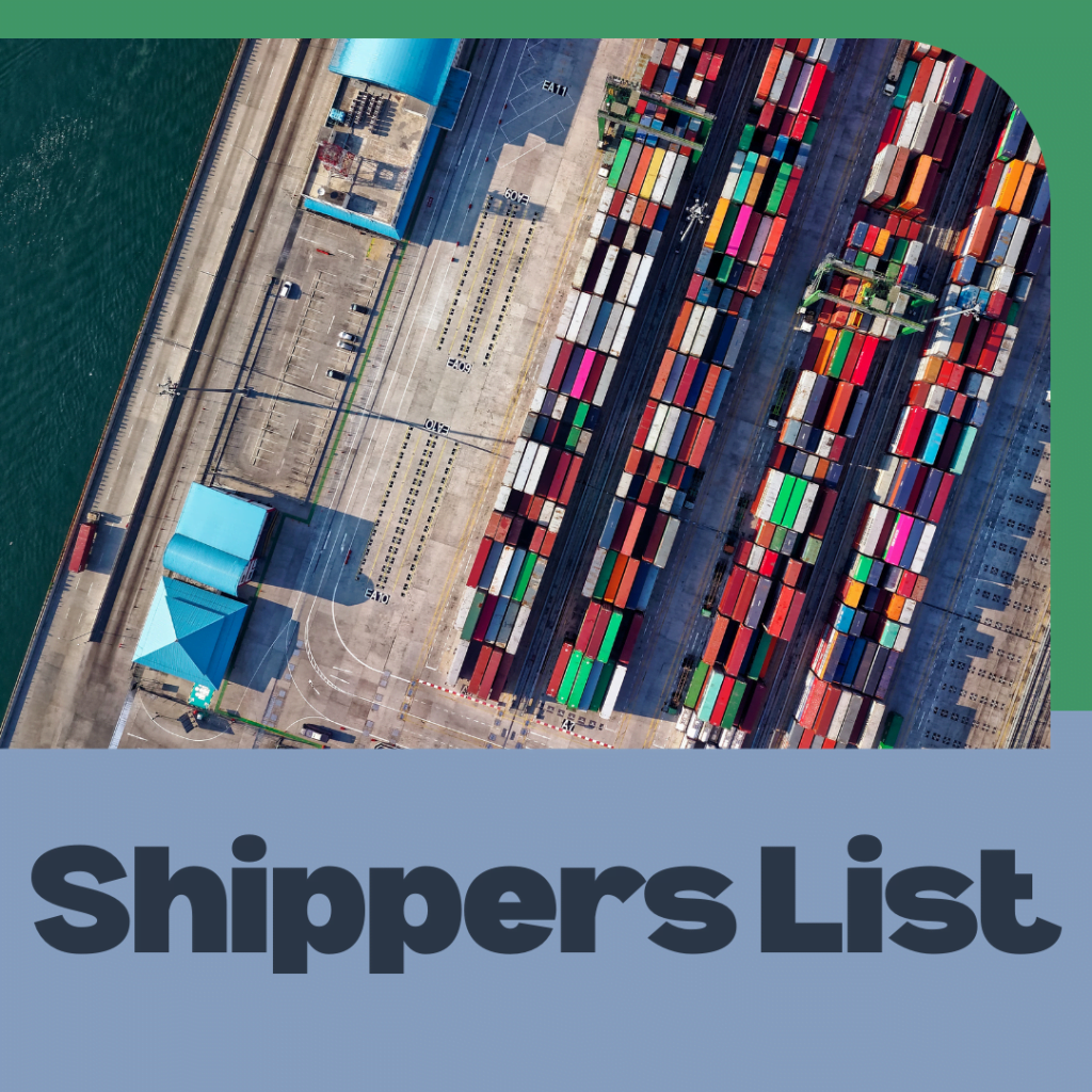 shippers list for freight brokers 2024 pdf