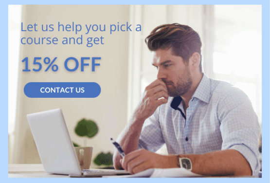 get 15% off one course